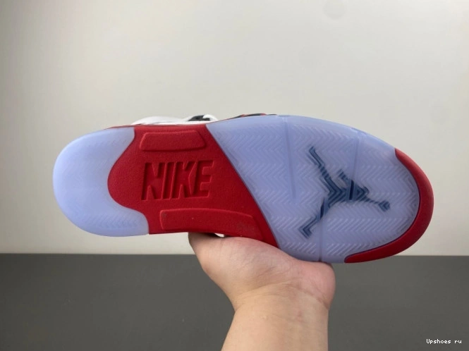 Red Jordan Tongue 5 Retro (2025) Black Fire 0311